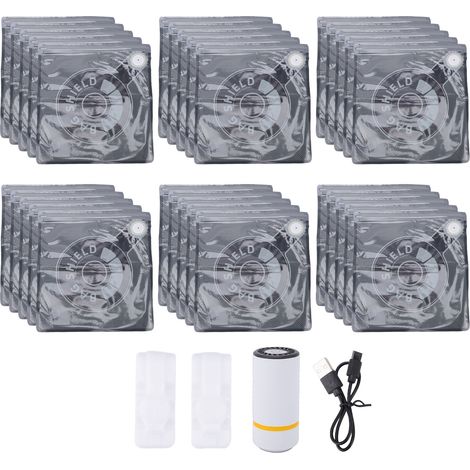 30 sacs stockage vide filament avec pompe USB – 12,6x13,4in opaque, imprimante 3D, protection humidité (1/5)