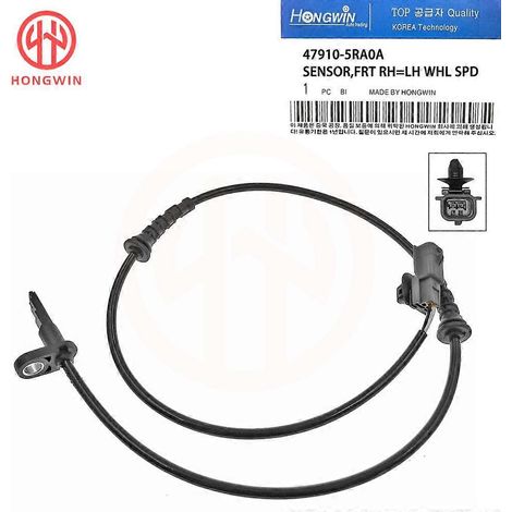 Capteur de vitesse de roue ABS avant/arrière gauche/droite pour Nissan Kicks Versa 2018-2020 2021 1.6L L4 Micra (47910-5RA0A 47900-5RB0A - 1 pièce avant) (1/5)