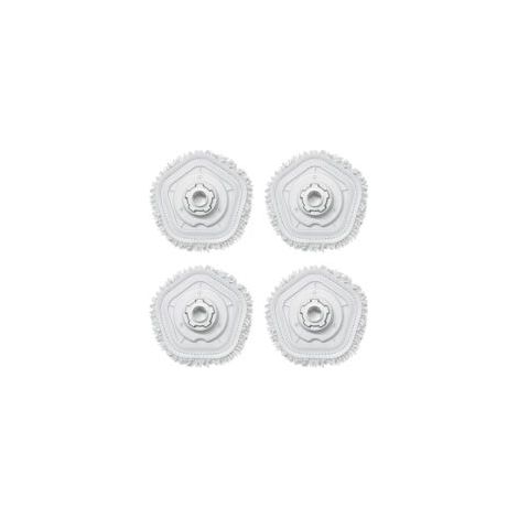 Lot de 4 têtes de rechange pour Xiaomi Dreame W10/Pro, robot de nettoyage Dreame W10, serpillère de rechange haute absorption d'eau et de saleté, pour tous les types de sols (1/5)