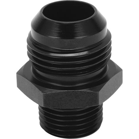 Raccord de ligne de carburant 12 AN à 1/2 NPT en aluminium 6061-T6 anodisé noir, adaptateur pour la plupart des fluides (1/5)