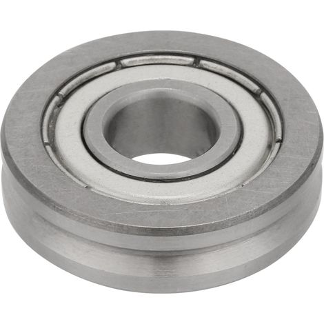 Roulement à rouleaux simple à gorge en V en acier V6000ZZ, alésage de 10 mm, diamètre extérieur de 30 mm, épaisseur de 8 mm (1/5)