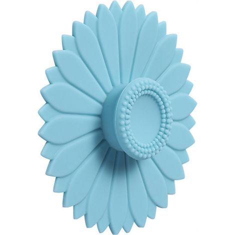 Couvercle de tasses en Silicone, anti-fuite, couvercle de-bleu (1/5)