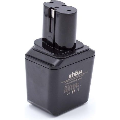 vhbw batteria compatibile con Bosch serie PSR 1a generazione utensile elettrico (3000 mAh, NiMH, 12 V)