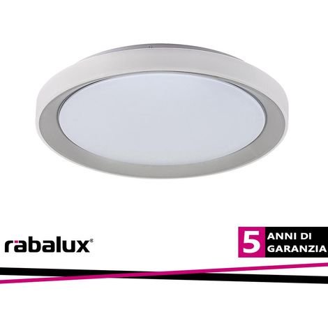 Plafoniera LED RGB WiFi Rabalux Everest 51cm 40W cromo (1/3)