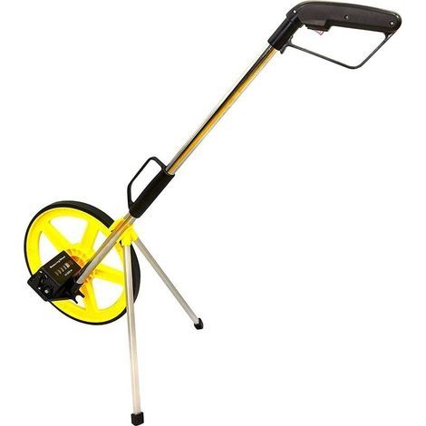 Roue de Mesure de Distance Numérique 9999.9m avec Poignée Télescopique, Écran LCD et Sac de Rangement, pour Mesurer la Roue Trundle de Terre de Route (1/4)