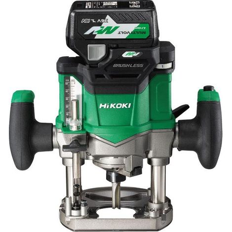 HiKOKI M3612DA/JPZ 1/4 & 1/2in Multi-Volt Router 36V 1 x 2.5Ah Li-ion (1/10)