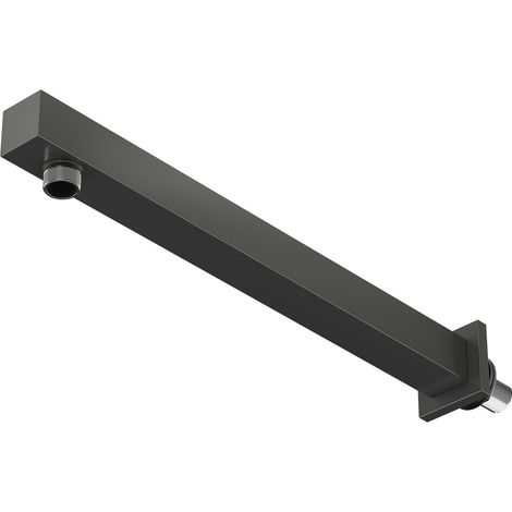 Colore Square Gunmetal Grey 345mm Shower Arm (1/5)