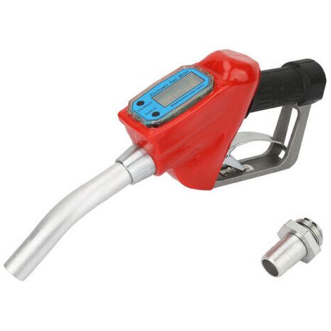 Pistolet de distribution de carburant électronique (avec compteur) - batterie incluse (1/3)