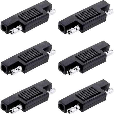 6 Pièces Adaptateurs de polarité inversée SAE pour câble d'extension rapide SAE, chargeur de batterie solaire (1/5)