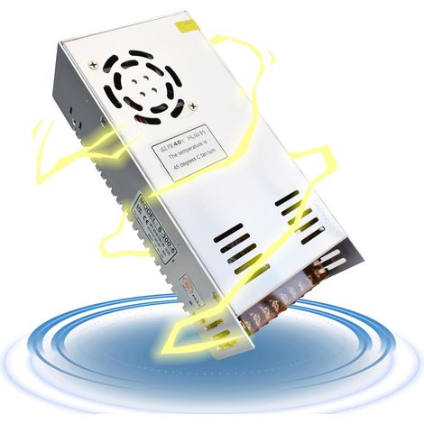 Alimentation 5V 60A 300W, Transformateur 220V, Alimentation à Découpage AC 110V/220V vers DC 5V pour Bande LED, Écran, Contrôle Industriel, CCTV (1/5)