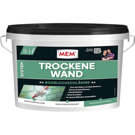MEM System Trockene Wand Bohrlochschlämme, 2,5 Kg