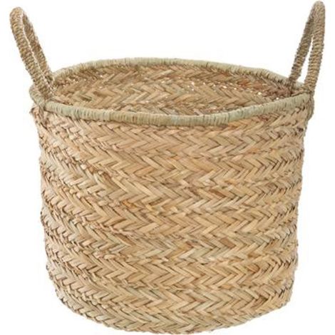 Panier de Rangement à Anses "Seagrass" 27cm Naturel (1/2)
