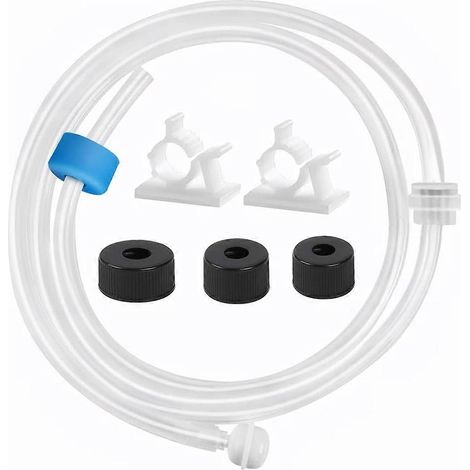 Kit de rallonge pour distributeur de savon d'évier de cuisine, tube de 119 cm (47 pouces) avec clapet anti-retour amélioré. (1/5)
