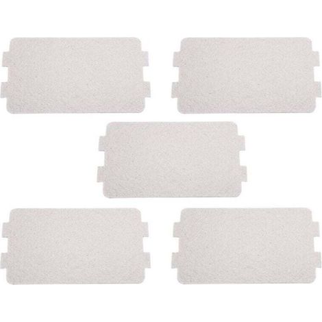 Plaque Mica Micro Ondes, 5 Pièces Feuille De Mica Micro Onde, Remplacement De Couvercle De Guide D'ondes Pour Micro-ondes, Bouclier En Carton Pour Micro-ondes (1/5)