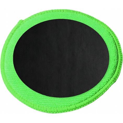 Estropajo de arcilla redondo de rayas verde (1/5)