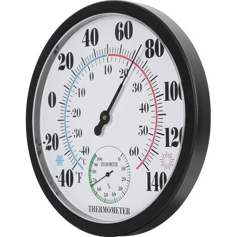 Fine Verarbeitung für Innen and Außen mit Hygrometer aus ABS (1/5)