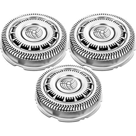 Lot de 3 têtes de rasoir de rechange SH90, compatibles avec le rasoir Philips SH90