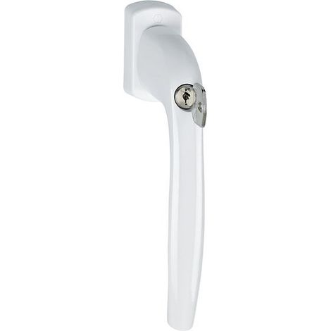 Poignée de porte coulissante / basculante parallèle New York PSK-0810S / U10 aluminium F9016 100 Nm HOPPE (1/2)
