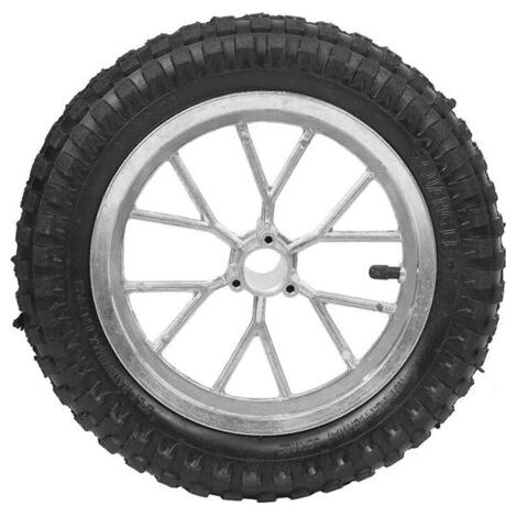 BUNTHAUS Roue de pneu avant et arrière de moto 12,5 x 2,75 pouces avec jante, convient pour Coolster 49cc 2 temps Mini Dirt Bike