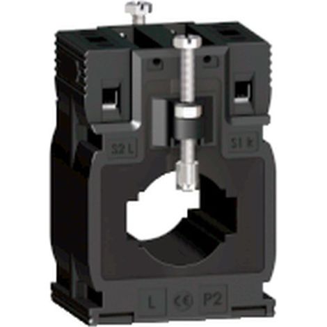 Transformador de corriente SCHNEIDER 400 :5A, ideal para mediciones eléctricas precisas.