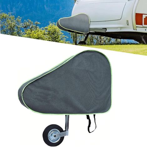 Housse de protection universelle pour timon de caravane, avec double fermeture à clic, pour remorque, timon de remorque, housse de protection pour timon de voiture (1/5)
