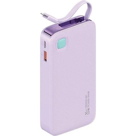 Usams Powerbank mit einziehbarem Lightning-Kabel, 10000 mAh, PD 20W Schnellladung, XY-Serie, Lila, 10KCD22503 (US-CD225) (1/5)