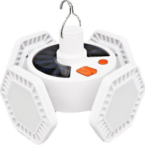 Lampe solaire rechargeable pour marché nocturne, tente, camping, éclairage d'urgence extérieur (1/5)