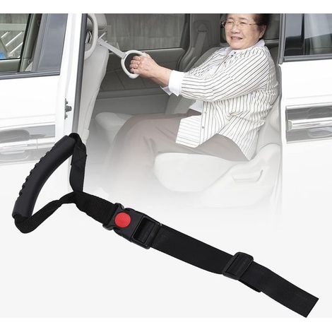 Poignée de Maintien de Voiture Renforcée - Sangle de Traction Auxiliaire pour Personnes Âgées, Enceintes, Handicapées