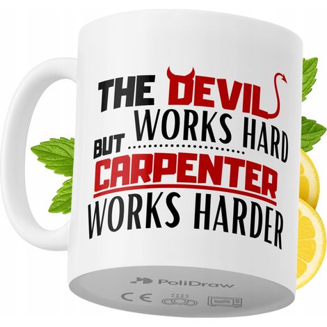 Lustiger Becher für Schreiner – Kaffee- oder Teebecher mit witzigem Textdesign – ideal für Geburtstage, Namenstage, Feiertage und besondere Anlässe. Hochwertiger Becher für Zuhause, Büro und Arbeit. F