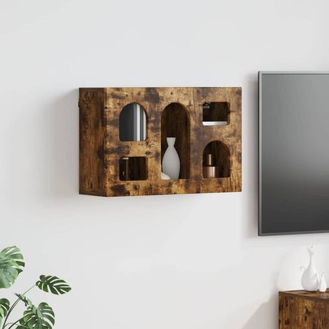vidaXL Armadio pensile Rovere fumé 60 x 20 x 40 cm Legno multistrato