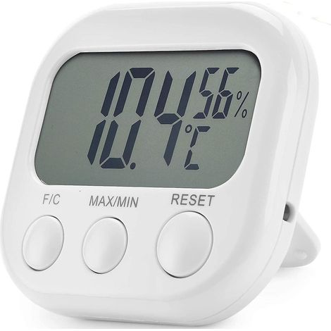 Thermomètre-hygromètre numérique d'intérieur haute précision avec indicateur de température et d'humidité (1/5)
