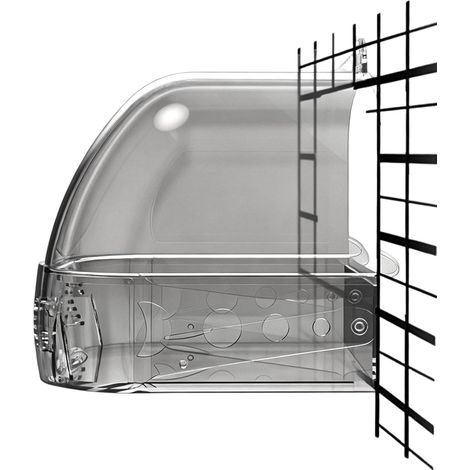 Grande de douche portable à suspendre pour perruches (1/5)