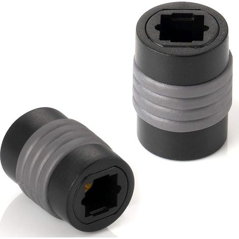 adaptadores Toslink (Toslink hembra a hembra), extensión para cable de audio digital óptico Toslink, cable S/PDIF (1/4)