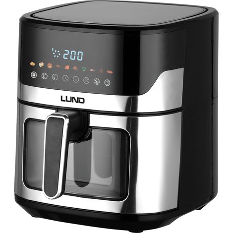 Heißluftfritteuse 6,5 L 1600 W, Mini Backofen