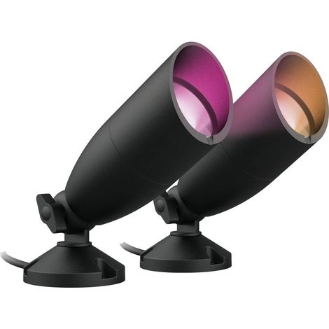 WiZ Faretto Smart Ground WiFi, per Esterni, Starter Kit, Luce Bianca o Colorata, Dimmerabile, 10W, Tecnologia SpaceSense, Controllo Vocale (Alexa, Apple HomeKit, Google Home) (1/5)