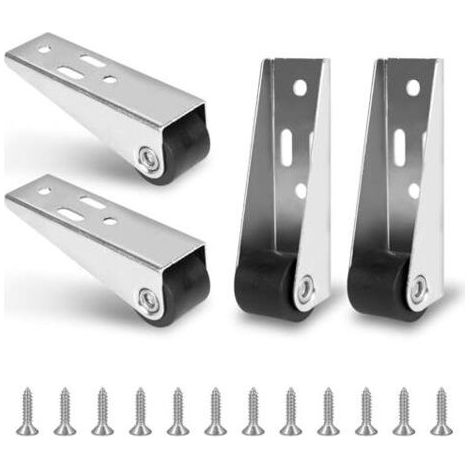 Lot De 4 Roulette Meuble Roulettes Pour Meubles Petite Meuble à Roulettes, Pour Planche Roulette Demenagement Placard (1/4)
