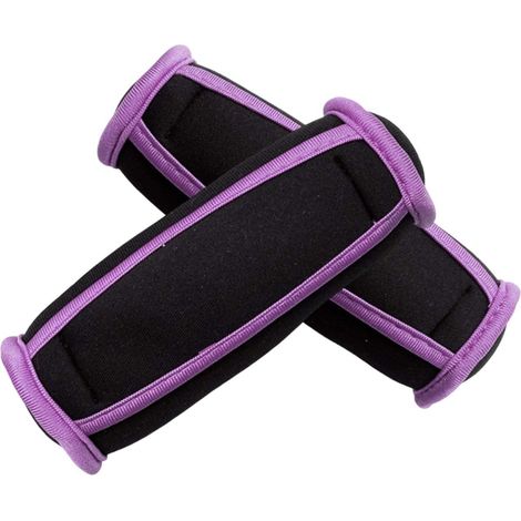 2 Pcs Haltères Musculation pour Femme Homme, 0.5kg, Halteres Souples, Haltere Anti-Transpirants Ergonomiques, Poids Pilates avec Sangle, pour Fitness, Marche, Running, Yoga et Rééducation (1/5)