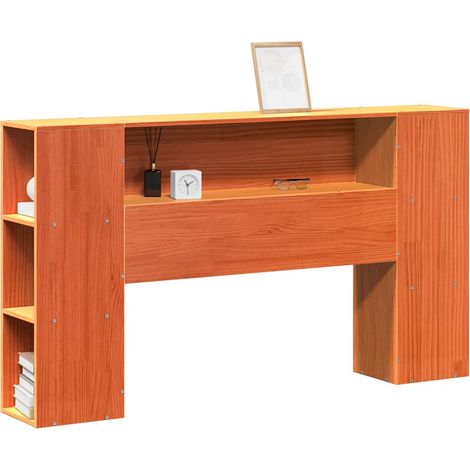 Maison Exclusive - Cabecero de cama almacenaje madera maciza pino