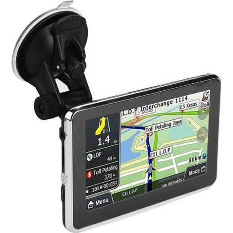 Universal 5-Inch Touchscreen Car GPS Navigator Europe - Multiple Route Options (1/4)