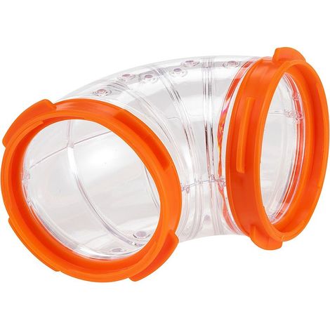 Ferplast Tunnel FPI 4810 CURVE: Gebogene Kunststoffröhre für Hamster und kleine Nagetiere. Variante FPI 4810 CURVE – Maße: 6 x 6 cm – Durchmesser: 6 cm – Verschiedene Farben (1/2)