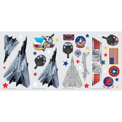 Stickers repositionnables - Top Gun Avions de chasse et déco (1/5)