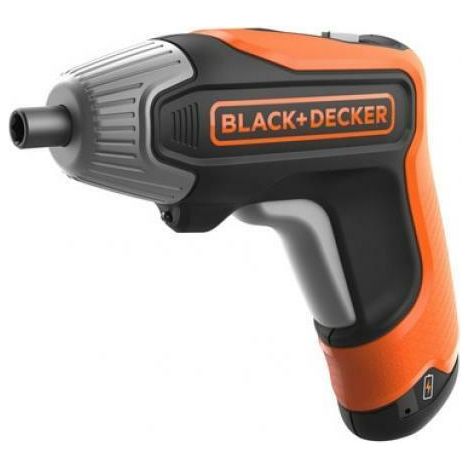 Black & Decker – Visseuse LED M-USB 10P+M 3,6 V – Rechargeable USB – Lumière intégrée pour vissage précis – Compacte pour espaces restreints