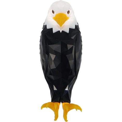 Veilleuse LED Pygargue à tête blanche, applique murale ambiance décorative animale, lumière blanche ≤6w