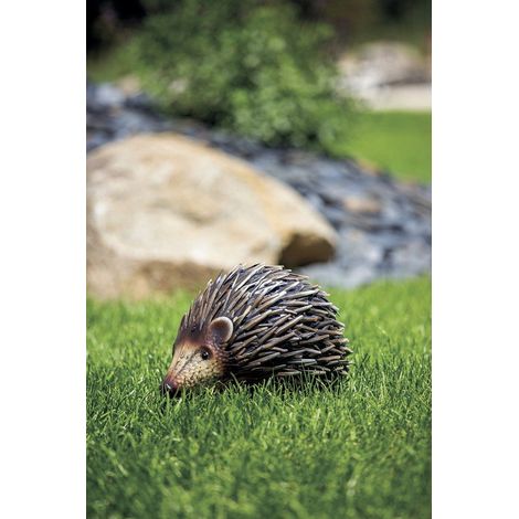 Hoggy Stilisierter dekorativer Igel aus Metall - 26 x 16 x 16 cm NORTENE
