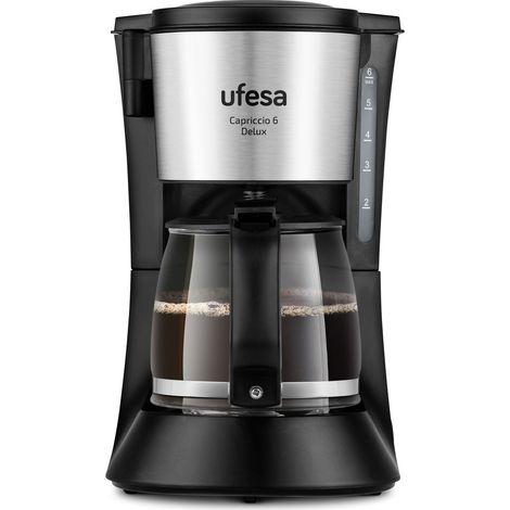 Ufesa Capriccio 6 Delux cafetière inox 6 tasses