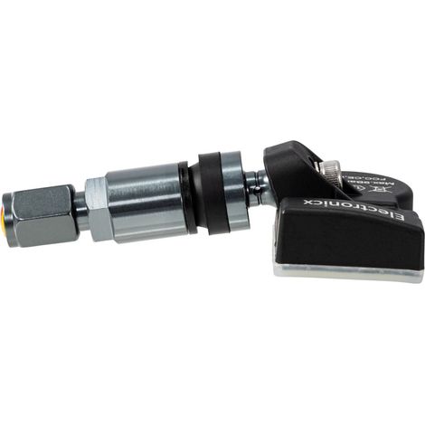 4x Däcktrycksensor TPMS-sensorer Metallventil Gunmetal för Ford Fiesta 2017-2019
