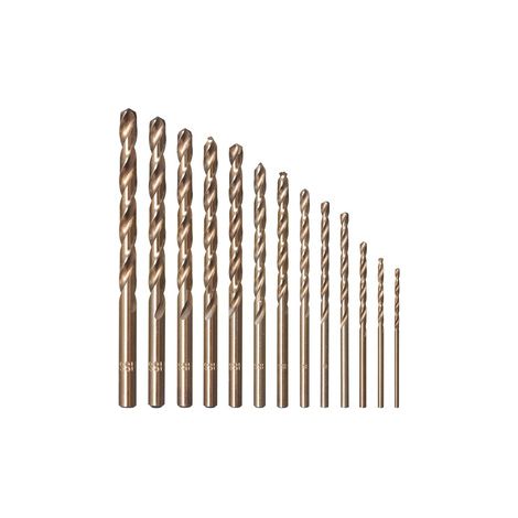 2 lots de 13 forets hélicoïdaux HSS-Co – Diamètre 1,5-6,5 mm – Mèche à métaux de précision (1/2)