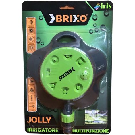 IRRIGATORE MULTIFUNZIONE SU BASE 8 FUNZIONI PRATO GIARDINO FIORI ORTAGGI (29689) (1/2)