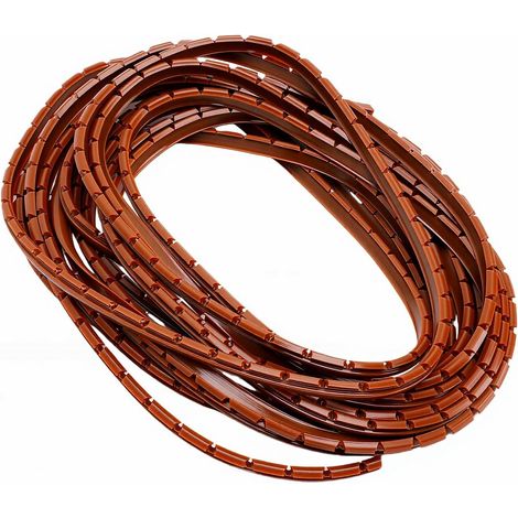 26.2 Foot Glass Panel Retaining Device, Seamless Design, Customizable Length PVC Glass Retaining Clips for Installation (BROWN) (1/5)