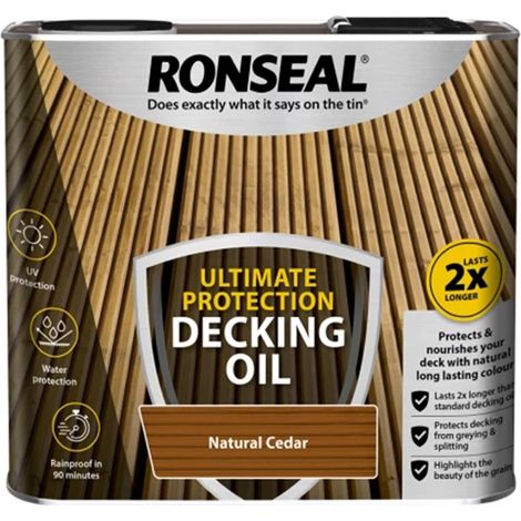Ultimate Decking Oil Natural Cedar 2.5 Litre